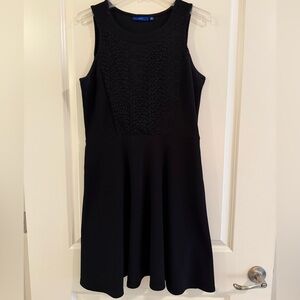 Apt. 9 Black Textured Midi Dress